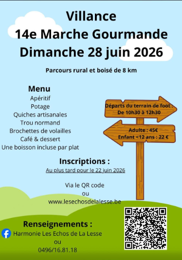 14e marche gourmande 28 Jun 2026