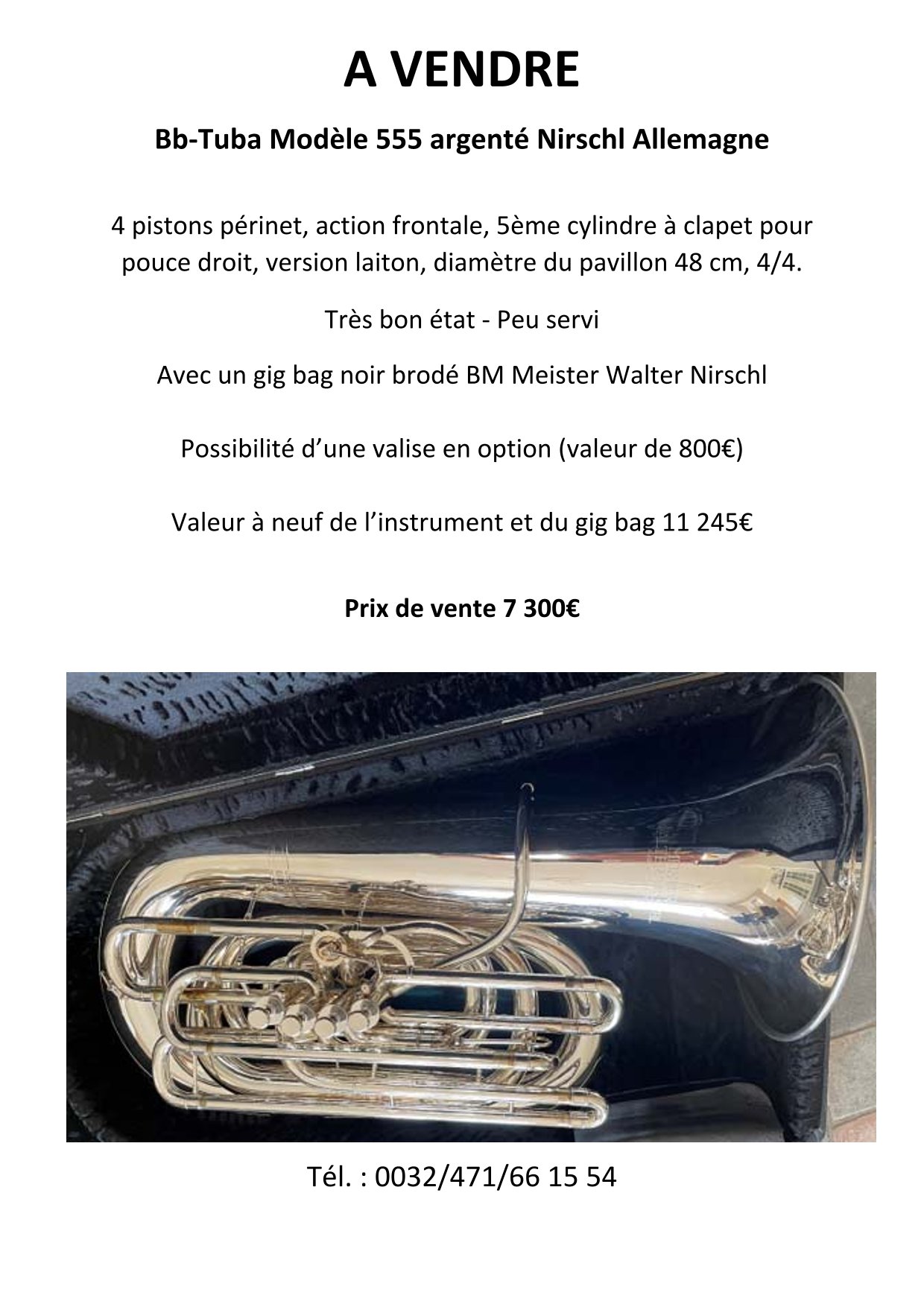 A VENDRE Tuba Nirschl 5559 1