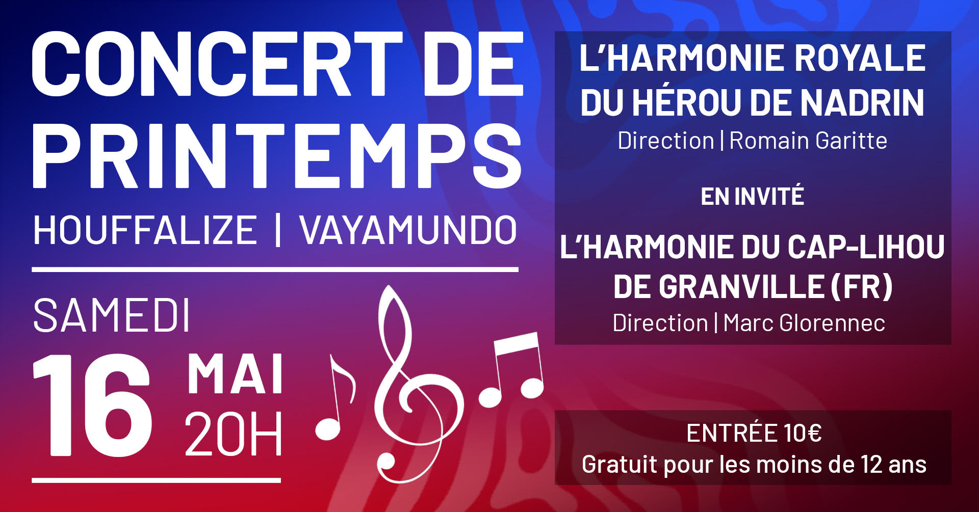 Concert de printemps 16 Mai 2026